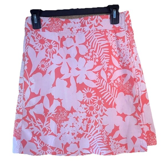 Rip Skirt Coral Floral  Hawaiian Print  Wrap Skirt Size XS - Picture 1 of 8